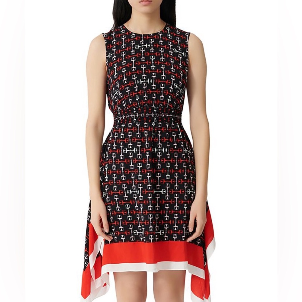 Maje horsebit print dress